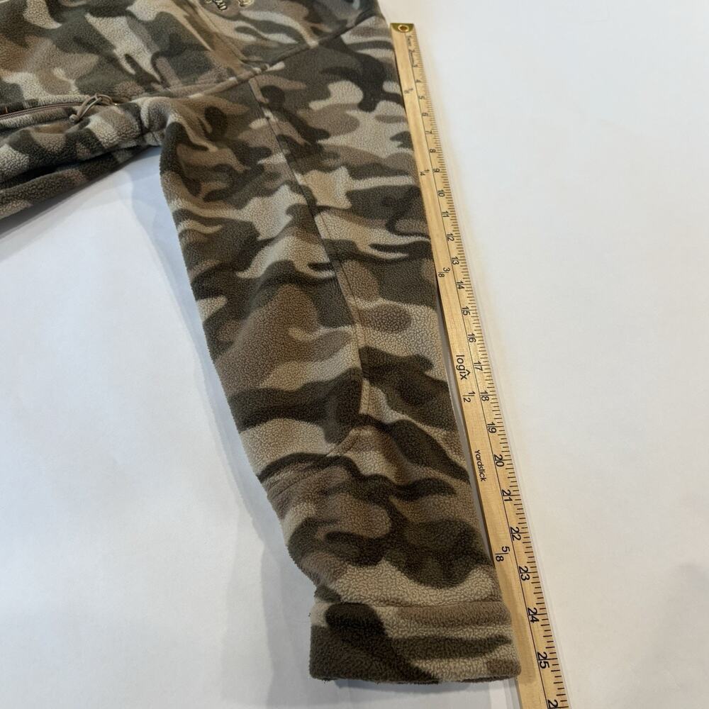 RedHead Men's Camouflage Fleece Jacket M Full Zip Zippered Pockets - Picture 7 of 12